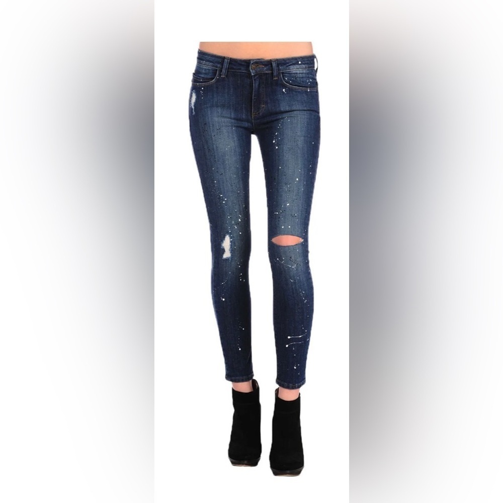 Siwy Dark Blue Distressed Skinny Jeans Ladonna Artist